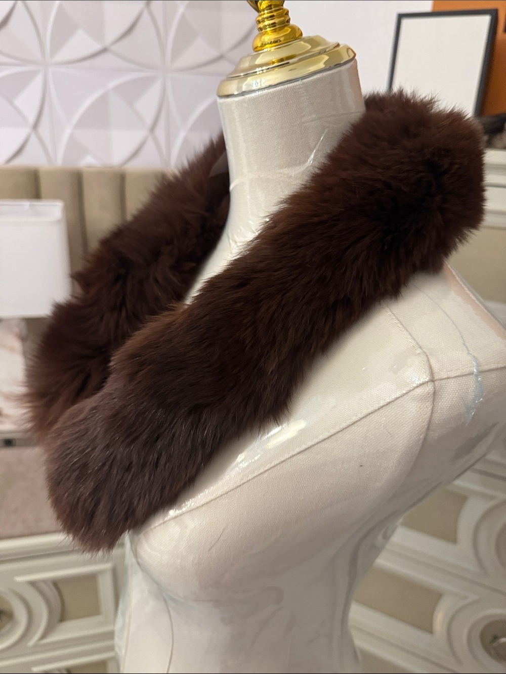 Fox fur scarf